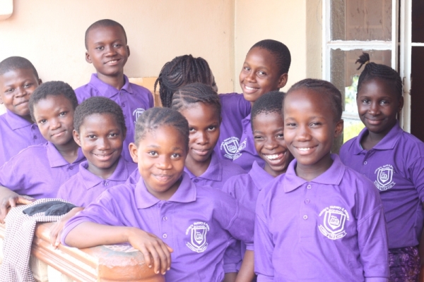 Children outside the Dream Home