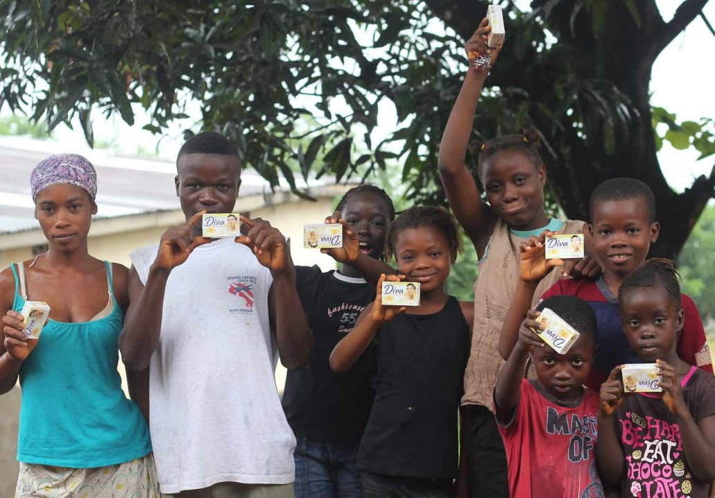 distribution of soap by develop africa during covid 19 to encourage hand washing