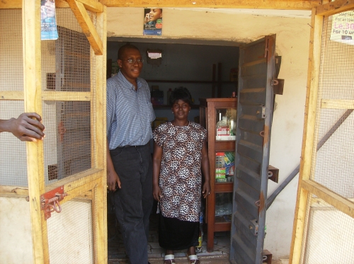 Sylvester and Seray in Black House, Sierra Leone, 2009