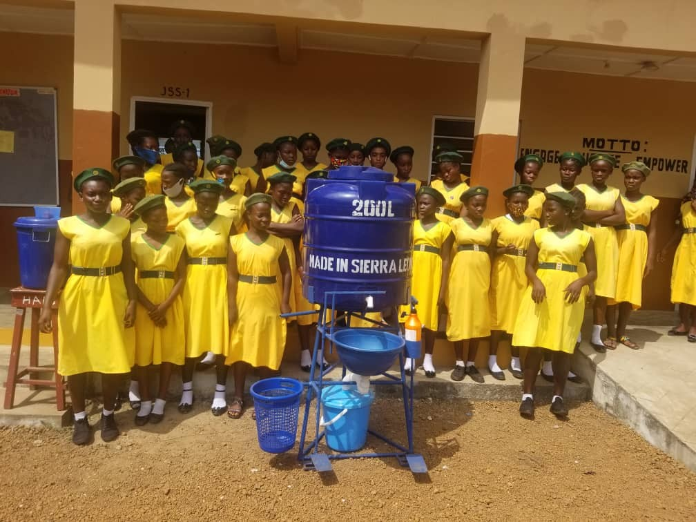 200 litre tank donated to school by develop africa