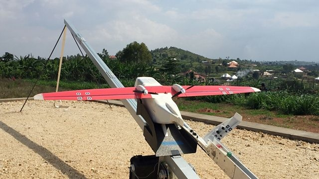 a model plane on a model runway