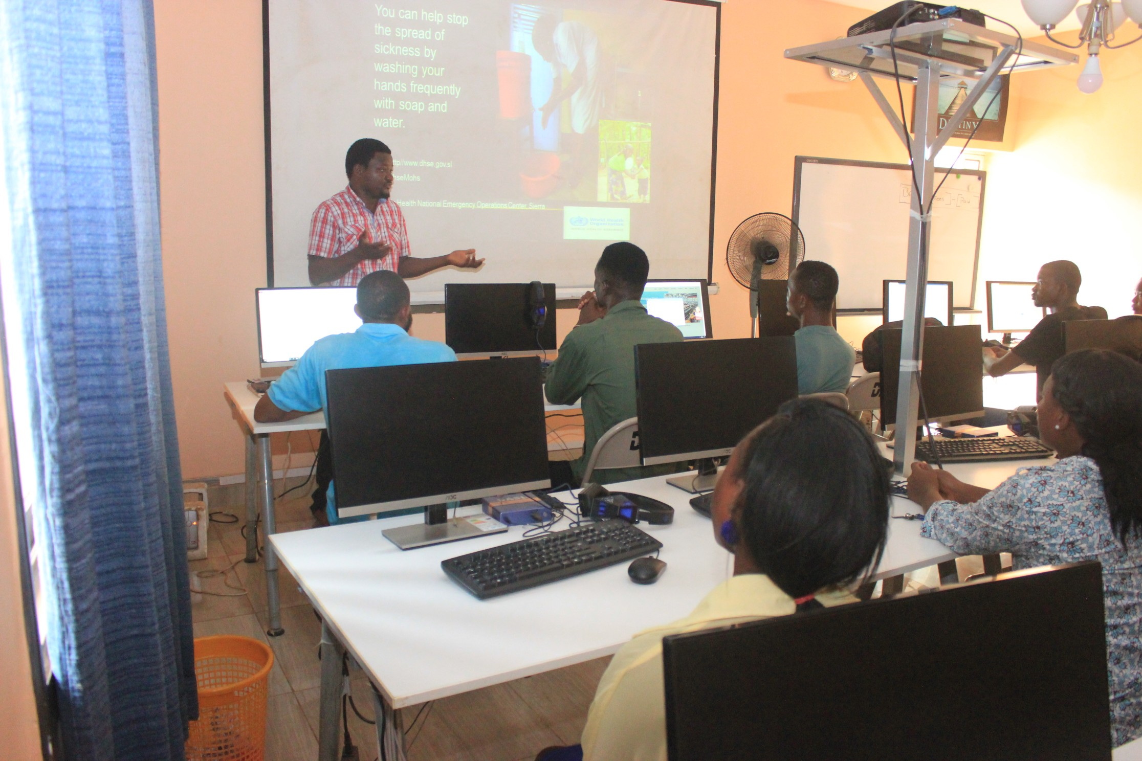 covid-19 sensitization by develop africa in sierra leone